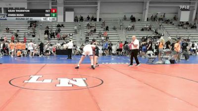 285 lbs Round Of 64 - Sean Thornton, Patton Trained Blue - HSB vs Owen Rush, TNWC Black - HSB