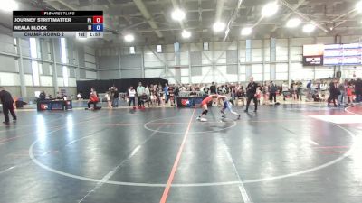 12U Girls - 59 lbs Quarters - Journey Strittmatter, PA vs Neala Block, ID