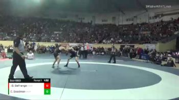 6A-160 lbs Quarterfinal - Daxton DeFrange, Edmond North vs Carter Goodman, Sand Springs