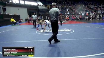 84 lbs Cons. Round 4 - Nathan Ortiz, Tinley Park Bulldogs WC vs Colton Wyller, Demolition WC