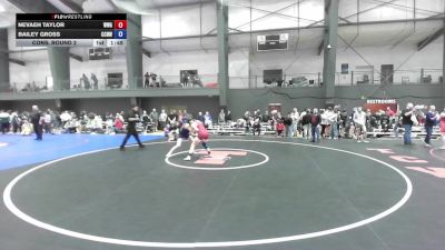 Cons. Round 2 - Nevaeh Taylor, Whatcom Wrestling Academy vs Bailey Gross, CNWC Concede Nothing Wrestling Club