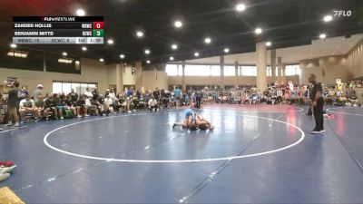 113 lbs Round 2 (6 Team) - Benjamin Mitts, Black Creek WC vs Zander Hollis, White Buffalo Wrestling Academy