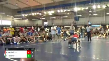 138 lbs Round 4 (6 Team) - Titus Franklin, Alabama Elite - White vs Arash Yazdani, Spartan WC