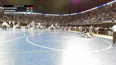 145 lbs Round Of 16 - Dylan Thurber, Butler vs Gavin Brown, Southern Columbia