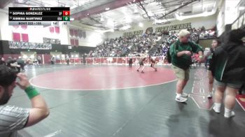 105 lbs Cons. Round 3 - Sophia Gonzalez, Santa Paula vs Ximena Martinez, Orange