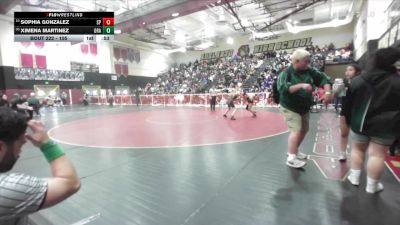 105 lbs Cons. Round 3 - Sophia Gonzalez, Santa Paula vs Ximena Martinez, Orange