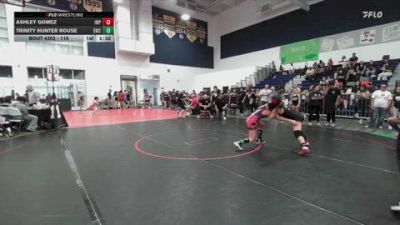 110 lbs 1st Place Match - Ashley Gomez, Imperial vs Trinity Hunter Rouse, 951 Wrestling Club