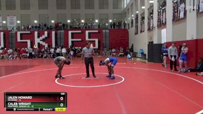 126 lbs Quarters & Wb (16 Team) - Caleb Wright, Mortimer Jordan HS vs Jalen Howard, Mcadory