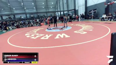 100 lbs Quarterfinal - Parker Bundy, WA vs Eli Mendoza, CA