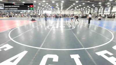 138 lbs Consi Of 32 #1 - Kailynn Schuster, MA vs Lucy Cherniske, CT