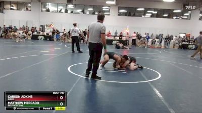 130 lbs Quarterfinal - Matthew Mercado, Deep Roots WC vs Carson Adkins, Elder