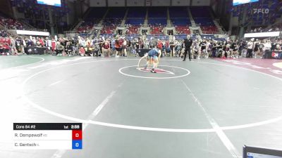 120 lbs Cons 64 #2 - Ryder Dempewolf, KS vs Cole Gentsch, IL