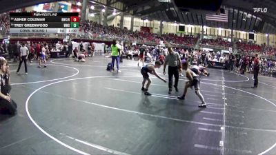 105 lbs Cons. Round 1 - Asher Coleman, Rocket Wrestling Club / RWC vs Trey Greenwood, Wrestling With Character