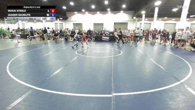 75 lbs Makai Steele, Illinois vs Jagger Baublits, Washington