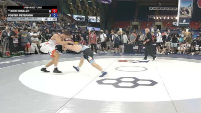 144 lbs Champ. Rd Of 64 - Nico DeSalvo, Iowa vs Foster Peterson, Louisiana