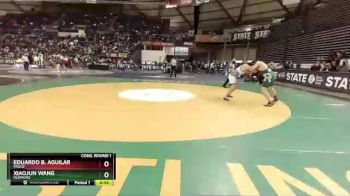 4A 220 lbs Cons. Round 1 - Xiaojun Wang, Redmond vs Eduardo B. Aguilar, Pasco