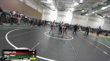 115 lbs Cons. Round 2 - Morgan Johl, Los Osos vs Bella Abbot, Los Osos