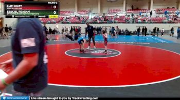 53-58 lbs Round 2 - Ezekiel Reagan, Smoky Mountain Youth Wrestling vs Liam Hiatt, North Carolina