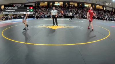 215-2A/1A Cons. Round 1 - Ryan Smith, Huntingtown vs Wyatt Walker, Fort Hill