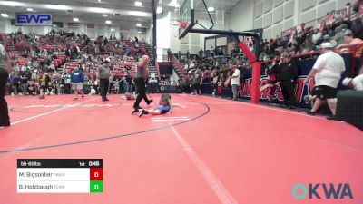 55-60 lbs Rr Rnd 4 - Maida Bigsoldier, Pawhuska Elks Takedown vs Baylee Holzbaugh, Team Guthrie Wrestling