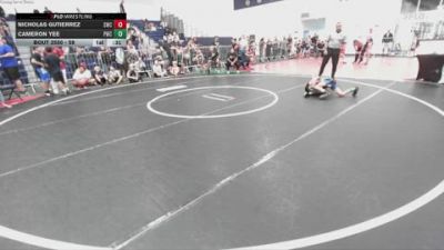 59 lbs Round 2 - Cameron Yee, Pounders Wrestling Club vs Nicholas Gutierrez, Sting Wrestling Club