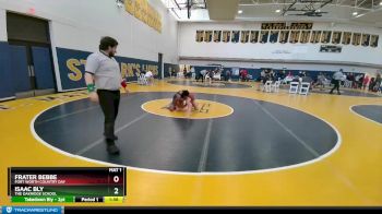 140 lbs Quarterfinal - Isaac Bly, The Oakridge School vs Frater Bebbe, Fort Worth Country Day