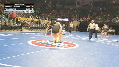 235 Class 1 lbs Cons. Round 2 - Valeria Carbajal, McDonald County vs Ella Chavez, Kearney