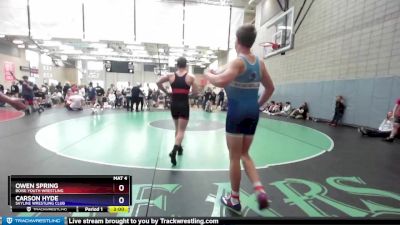 182 lbs Round 3 - Owen Spring, Boise Youth Wrestling vs Carson Hyde, Skyline Wrestling Club