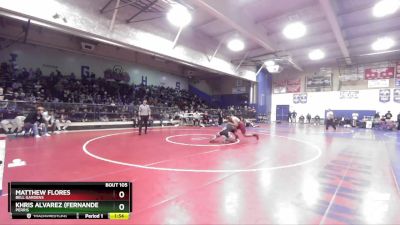 165 lbs Champ. Round 1 - Khris Alvarez (Fernandez), Perris vs Matthew Flores, Bell Gardens