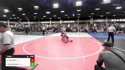 144 lbs Round Of 128 - Grant Hancock, Scripps Ranch HS vs Chayden Bertelmann, Hawaii Island WC