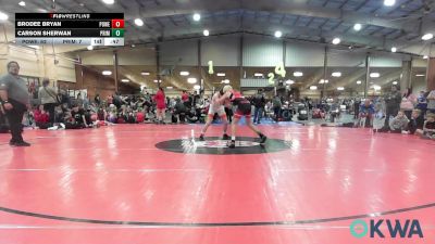 120 lbs Rr Rnd 3 - Brodee Bryan, Powerhouse 15u vs Carson Sherwan, Prime Wrestling