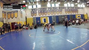 120 lbs Round 3 (8 Team) - Tommy Dowda, Oviedo WC vs Rylan Webber, Claw WC