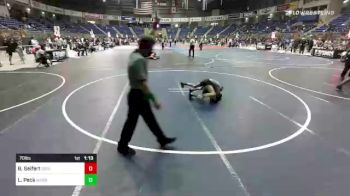 70 lbs Rr Rnd 5 - Beckett Seifert, Gorilla WC vs Lincoln Peck, Woodland Park Jr. WC