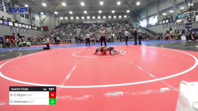 103 lbs Quarterfinal - Rafael Colon-Olguin, Gentry Youth Organization Wrestling vs Dax Dickinson, Gentry Youth Organization Wrestling