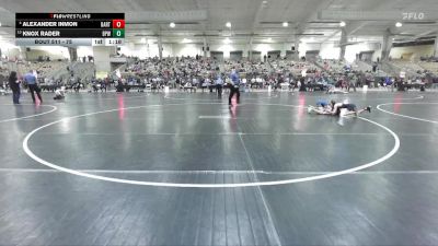 75 lbs Champ. Round 1 - Knox Rader, Bradley Pride WC vs Alexander Inmon, Seymour Youth Wrestling Club