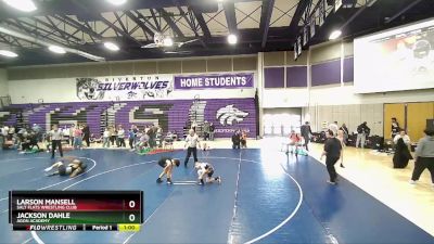 92 lbs 3rd Place Match - Jackson Dahle, Agon Academy vs Larson Mansell, Salt Flats Wrestling Club