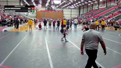 157 lbs Cons. Round 3 - Blue Bishop, McKendree vs Nolan Mrozowski, McKendree