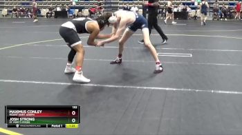 132 lbs Quarterfinal - Josh Strong, St. Mary`s Ryken vs Maximus Conley, Mount Saint Joseph