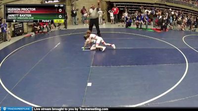 59 lbs Champ. Round 2 - Hudson Proctor, Delta Wrestling Club vs Jarett Baxter, Fremont Wrestling Club