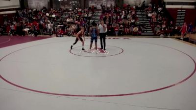 100 lbs Champ. Round 2 - Ryan Fuenffinger vs Leeland Dootson, Coon Rapids Mat Bandits Wrestling Club