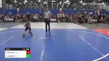 46 lbs Consi Of 4 - Sebastian Corcoran, Midwest Battleground vs Lorenzo Caponigri, Headlock