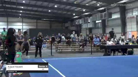August Hayashi - Floor, AGA - 2021 Region 1 Women's Championships
