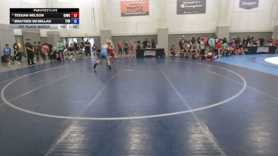 108-117 lbs 1st Place Match - Teegan Nelson, Eastside United Wrestling Club vs Brayden McMillan, Team Prestige Wrestling