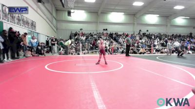 52 lbs Quarterfinal - Connor Johnson, Roland Youth League Wrestling vs Zion Brown, Greenwood Wrestling Academy