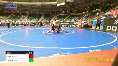 125 lbs Consi Of 32 #2 - Riley Watts, Siouxland Wrestling Academy vs Jaimon Mogard, Moen Wrestling Academy