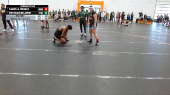 190/215 Round 1 - Nicholas Baldwin, Project Destiny Wrestling Club vs Daniella Jenkins, Jay M. Robinson High School