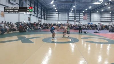 132 lbs Champ. Round 1 - Ayden Arellano, University Schools vs Collin Dalrymple, FCA