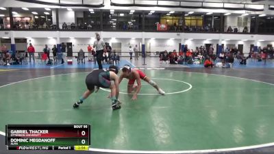 133 lbs Cons. Semi - Gabriel Thacker, Otterbein University vs Dominic Megdanoff, Alma