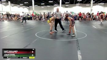 76 lbs Round 1 (6 Team) - Matt Mullaney, Mat Warriors Red vs Logan Rang, Mayfield Mat Academy