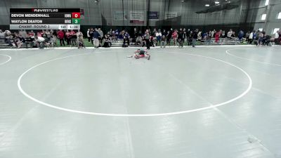 137.9-143 lbs Champ. Round 3 - Waylon Deaton, River Falls High School Wrestling vs Devon Mendenhall, Iowa